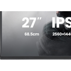 IIYAMA Monitor 27 cali G2741QSU-B1 IPS,QHD,144Hz,1ms,2xUSB Adaptive G-SYNC,HDMI,DP,350cd, 