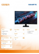 Gigabyte Monitor 31.5 cala GS32QCA GAMING VA QHD 180Hz DP HDMI