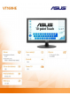 Asus Monitor VT169HE DOTYK IPS FHD HDMI 