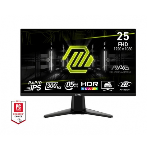 MSI Monitor MAG 255XF 24.5 cala/LED/FHD/Flat/300Hz/Black