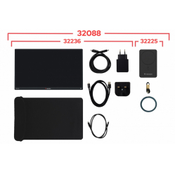 Verbatim Przenośny monitor dotykowy Light zasilany bezprzewodowo Full HD