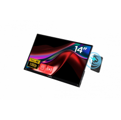 Verbatim Przenośny monitor dotykowy Light zasilany bezprzewodowo Full HD