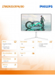 Philips Monitor 27M2N3501PA 27 cali IPS 260Hz HDMIx2 DP Pivot Głośniki 