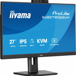 IIYAMA Monitor 27 cali XUB2790QSUH-B2 IPS,QHD,CAM,MIC,HDMI,DP,3xUSB(3.2), 100Hz,ADAPTIVE SYNC,FlickerFree,2x2W,WINDOWS HELLO 