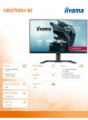 IIYAMA Monitor 31.5 cala GB3271QSU-B2 1ms,IPS,180Hz,2x HDMI,DP,400cd,FreeSync QHD,2x USB(3.2),2x USB-C,2x 4.5W,HAS-150mm