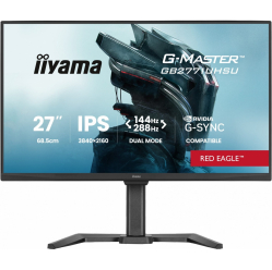 IIYAMA Monitor 27 cali GB2771UHSU-B1 4K 144Hz FHD 288Hz, 450cd, 2x2W, HAS 150, PIVOT