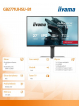 IIYAMA Monitor 27 cali GB2771UHSU-B1 4K 144Hz FHD 288Hz, 450cd, 2x2W, HAS 150, PIVOT
