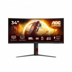 AOC Monitor CU34G4 34 cale 180Hz Curved VA HDMIx2 DP HAS 