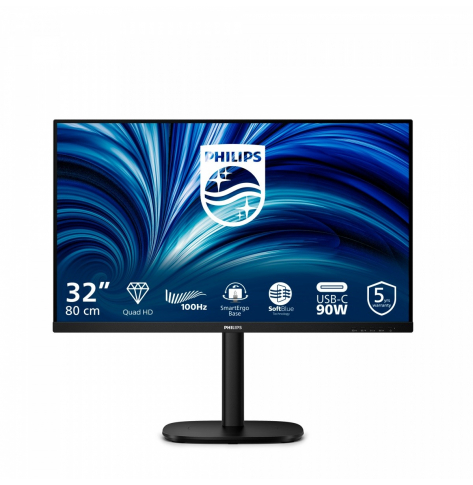 Philips Monitor 31.5 cala 32B2U3601 IPS 100Hz HDMI DP RJ45 USB-C Pivot