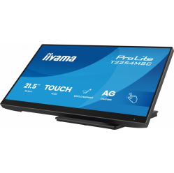 IIYAMA Monitor 21.5 cala T2254MSC-B2AG POJ.10PKT., IPS, POWŁOKA AG, 300cd, FHD, HDMI, DP, 2xUSB, 7H