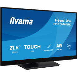 IIYAMA Monitor 21.5 cala T2254MSC-B2AG POJ.10PKT., IPS, POWŁOKA AG, 300cd, FHD, HDMI, DP, 2xUSB, 7H
