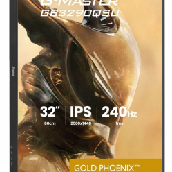 IIYAMA Monitor 32 cale GB3290QSU-B1 1ms,IPS,240Hz,2xHDMI,DP,400cd,1000:1, USB HUBx4, 2x2W, HAS, 