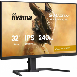 IIYAMA Monitor 32 cale GB3290QSU-B1 1ms,IPS,240Hz,2xHDMI,DP,400cd,1000:1, USB HUBx4, 2x2W, HAS, 