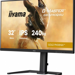 IIYAMA Monitor 32 cale GB3290QSU-B1 1ms,IPS,240Hz,2xHDMI,DP,400cd,1000:1, USB HUBx4, 2x2W, HAS, 