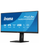 IIYAMA Monitor ProLite 34 cale XUB3493WQSU-B6 IPS,UWQHD,DP,2xHDMI,HAS,21:9,400cd, 120Hz,1000:1,1ms, USB HUBx4, 2x5W,