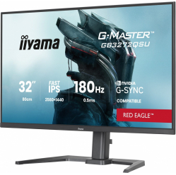 IIYAMA Monitor G-MASTER GB3261UHSCP-B1 4K,VA,144Hz,400cd, 3000:1,2xHDMI,DP, USB-C, 4xUSB, KVM, FreeSync Premium, DisplayPort Only, 2x5W,HAS 150