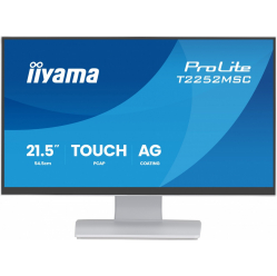 IIYAMA Monitor 22 cale T2252MSC-W2AG 10 PKT. POJ,IPS,HDMI,DP,2x1W,7H,2xUSB, AG-(Anti Glare) 