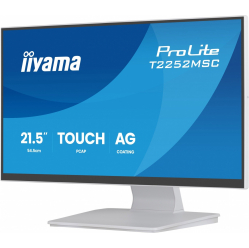 IIYAMA Monitor 22 cale T2252MSC-W2AG 10 PKT. POJ,IPS,HDMI,DP,2x1W,7H,2xUSB, AG-(Anti Glare) 