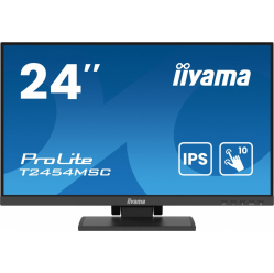 IIYAMA Monitor 24 cale T2454MSC-B2AG 10 PKT. POJ,IPS,HDMI,DP,FHD,300cd,4ms, 2x2W 