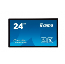 IIYAMA Monitor dotykowy 24 cale T2455MSC-B1 POJ.10PKT.IPS,HDMI,DP,USB3.0,CAM,MIC 
