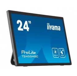 IIYAMA Monitor dotykowy 24 cale T2455MSC-B1 POJ.10PKT.IPS,HDMI,DP,USB3.0,CAM,MIC 