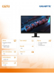 Gigabyte Monitor 27 cali GS27U EK UHD 2HDMI 1DP 160Hz 