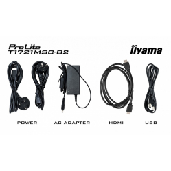 IIYAMA Monitor ProLite 17 cali T1721MSC-B2 POJ.10PKT.TN,IPX3,HDMI