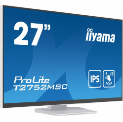 IIYAMA Monitor 27 cali T2752MSC-W1AG 10 PKT. POJ,IPS,HDMI,DP,2x1W,7H,2xUSB, 400cd/m2,AG-(Anti Glare) 