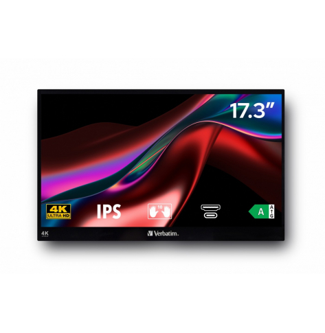 Verbatim Monitor dotykowy Ultra 4K Portable PMT-17-4K