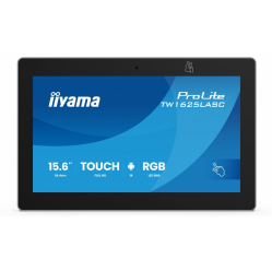 IIYAMA Monitor 16 cali TW1625LASC-B3PNR ANDROID 14,FHD,10PKT,450cd,2x2W, 4xUSB, 1xUSB-C,RJ45, MIC, RK3567, 4/32GB, LED lightbar, iiSign2, NFC, 24/7 