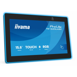 IIYAMA Monitor 16 cali TW1625LASC-B3PNR ANDROID 14,FHD,10PKT,450cd,2x2W, 4xUSB, 1xUSB-C,RJ45, MIC, RK3567, 4/32GB, LED lightbar, iiSign2, NFC, 24/7 