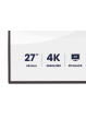 IIYAMA Monitor 27 cali ProGraphic HB2701UHSNP-B1 4K,IPS BLACK 2.0,450cd,VESA USB-c dock(PD:96W),HDMI,DP,DAISY/CHAIN,4xUSB,RJ45,3000:1,sRGB:100%,DCI-P3:99%,KV
