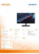 Gigabyte Monitor 27 cali MO27Q2A EK QHD QD-OLED HDMI USB-C 