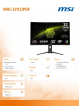 MSI Monitor MAG 321CUPDF 31.5 cala/LED/UHD/Curved/160HZ/Black 
