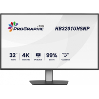 Monitor IIYAMA 31.5 cala ProGraphic HB3201UHSNP-B1 4K IPS BLACK 2.0 450cd VESA USB-c dockPD:96W HDMI DP DAISY CHAIN 4xUSB RJ45 3000:1 sRGB:100% DCI-P3:99% 