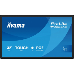 IIYAMA Monitor 32 cale TW3226AS-B3P POJ.10PKT.VA.24/7.FHD,500cd,HDMI,3xUSB, 1xUSB-c,RJ45,MIC, 2x5W,ANDROID 14,RK3567, 4/32GB, iiSign2 