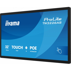 IIYAMA Monitor 32 cale TW3226AS-B3P POJ.10PKT.VA.24/7.FHD,500cd,HDMI,3xUSB, 1xUSB-c,RJ45,MIC, 2x5W,ANDROID 14,RK3567, 4/32GB, iiSign2 