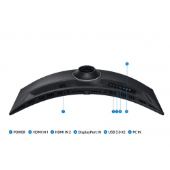 Samsung Monitor wielkoformatowy 49 cali zakrzywiony LS49CG950EUXEN 