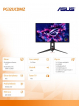 Asus Monitor 31.5 cala PG32UCDMZ 4K QD-OLED 240Hz 0,03 DP
