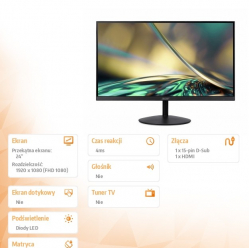 Acer Monitor 24 cale SA242YG0bi