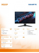 Gigabyte Monitor 31.5 cala M32UP GAMING IPS/1ms/4K/160Hz/HDMI