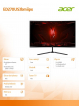 Acer Monitor 27 cali Nitro ED270US3 ED270US3bmiipx