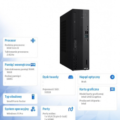Asus ExpertCenter PF-D7   I5-14500 16GB 512GB SSD W11P 3Y NBD