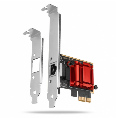 Karta sieciowa Axagon PCEE-G25 PCIe 1 x 2.5 Gigabit Ethernet port RJ-45 Realtek, PXE, SP & LP