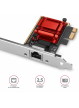Karta sieciowa Axagon PCEE-G25 PCIe 1 x 2.5 Gigabit Ethernet port RJ-45 Realtek, PXE, SP & LP