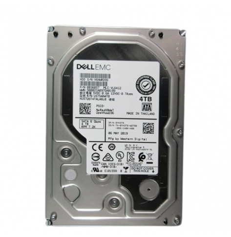 DELL 4TB Hard Drive SATA 6Gbps 7.2K RPM 512n 3.5 CK