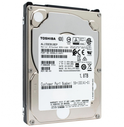 TOSHIBA Enterprise HDD 2400GB 2.5 7200rps SAS 12Gbit/s