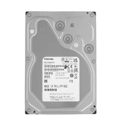 TOSHIBA MG Series - Enterprise Capacity HDD 4TB 3.5 SATA 7200rpm MG10ADA400E