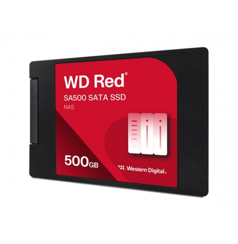 WD Red SSD SA500 NAS 500GB 2.5 SATA III 6 Gb/s internal single-packed POWERED BY SANDISK