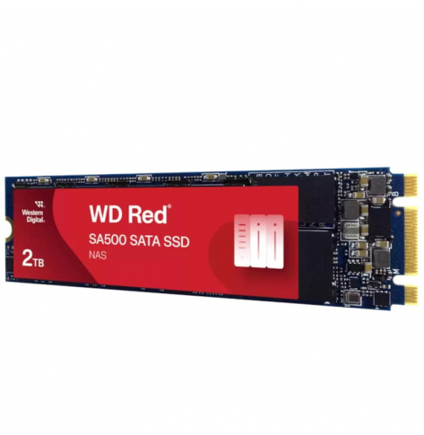 WD Red SSD SA500 NAS 500GB SATA III 6Gb/s M.2 2280 internal single-packed POWERED BY SANDISK